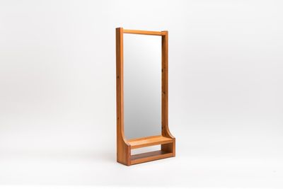 A Swedish pine wall mirror, model 279, Glasmäster, Markaryd, ca. 1960/1970