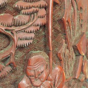 A tall Chinese cinnabar laquer vase, 18/19th C. — photo 11