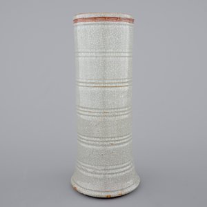 Un vase chinois cylindrique en grès craquelé, 19ème — photo 3