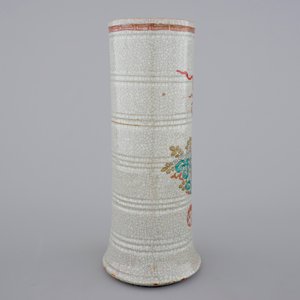 Un vase chinois cylindrique en grès craquelé, 19ème — photo 4