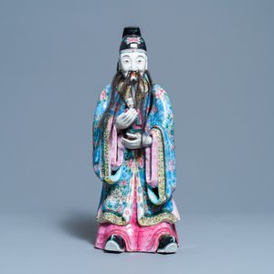 A tall Chinese famille rose 'Fu Xing' figure, 19th C. — 照片 2