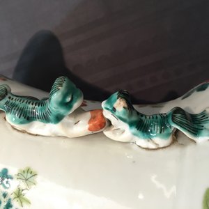 A tall Chinese famille rose vase with birds, 19th C. — photo 8