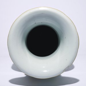 A tall Chinese qianjiang cai calligraphy vase with calligraphy, 19/20th C. — photo 5