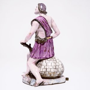 A tall French "faience de l'Est" figure, 18th C. — 照片 5