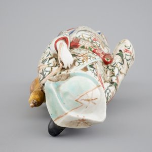 A tall Japanese Arita porcelain model of a “courtesan”, 17/18th C. — 照片 6