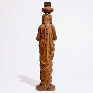 A tall terracotta model of a caryatid, France or Italy, 19th C. — photo 4