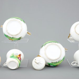A tea service for two (tête-à-tête) in Paris porcelain, 19th C. — 照片 7