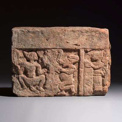 A terracotta relief fragment, South or Southeast Asia, 18th C. or earlier