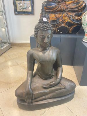 A Thai bronze Buddha in bhumisparsha mudra, 18/19th C. — photo 1