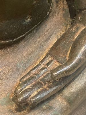 A Thai bronze Buddha in bhumisparsha mudra, 18/19th C. — photo 5