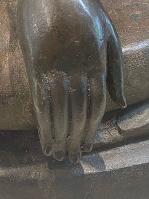 A Thai bronze Buddha in bhumisparsha mudra, 18/19th C. — photo 6