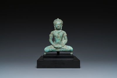 A Thai bronze Buddha in Lopburi-style, probably 11th C.
