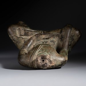 A Thai bronze seated Buddha torso on a later stand — photo 5