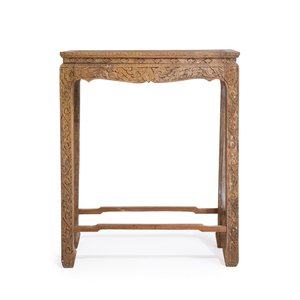 A Thai carved wooden altar table — photo 4