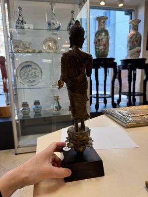 A Thai gilt bronze Buddha Shakyamuni in Lan Na-style, probably 16th C. — 照片 6