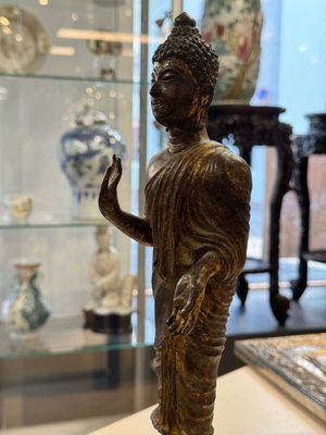 A Thai gilt bronze Buddha Shakyamuni in Lan Na-style, probably 16th C. — 照片 9