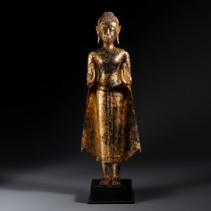 A Thai gilt-lacquered bronze Buddha — photo 2