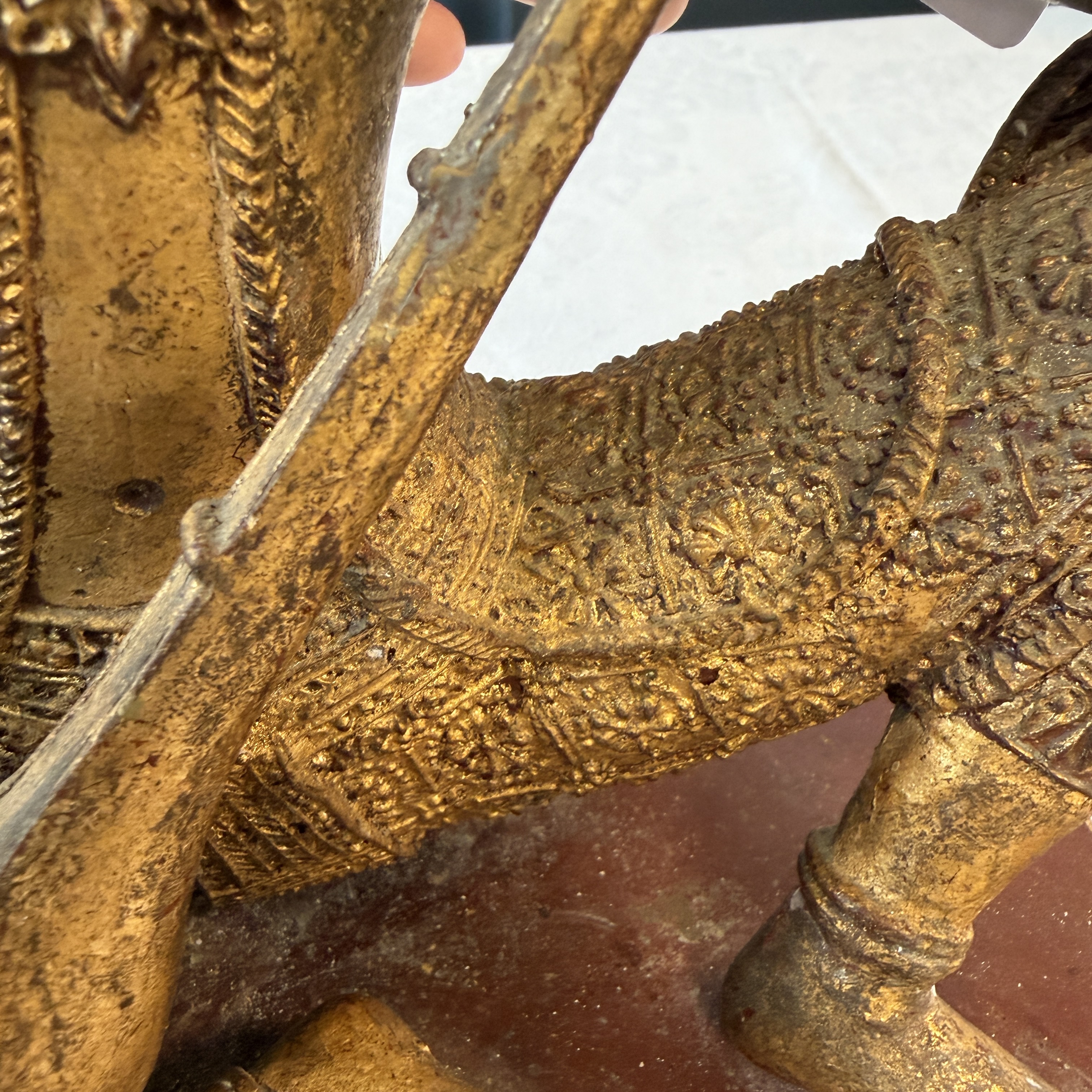 A Thai gilt-lacquered bronze model of Saraswati — 照片 18