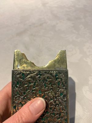 A Thai green-enamelled gilt silver box and cover, Ngern Lai 紋銀 and Yu Yuan 匯源 mark, Bangkok, 19/20th C. — photo 11