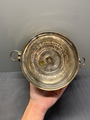 A Thai silver punch bowl with tiger-form handles, เฉิน เว่ย ไท่ 陳偉泰 mark, Bangkok, 19th C. — photo 6