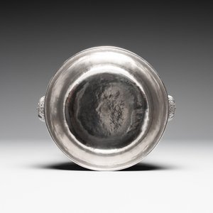 A Thai silver punch bowl with tiger-form handles, เฉิน เว่ย ไท่ 陳偉泰 mark, Bangkok, 19th C. — photo 5