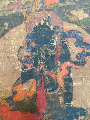 A thangka depicting Bhaisajyaguru, Tibet, 15/16th C. — 照片 6