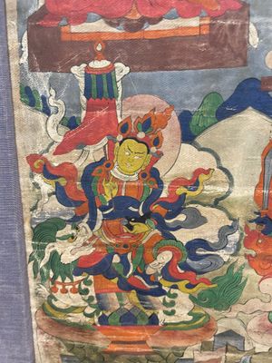 A thangka depicting Lama, Tibet, 18/19th C. — photo 12