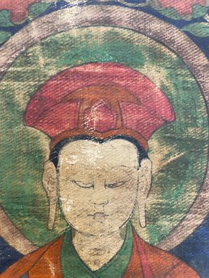 A thangka depicting Lama, Tibet, 18/19th C. — photo 15