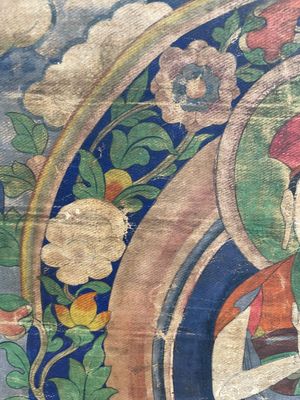 A thangka depicting Lama, Tibet, 18/19th C. — photo 16