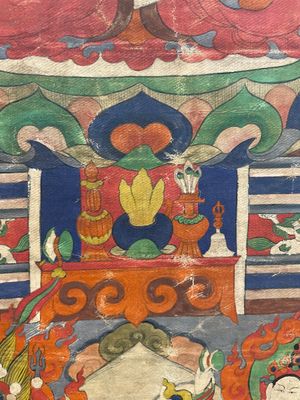 A thangka depicting Lama, Tibet, 18/19th C. — photo 19
