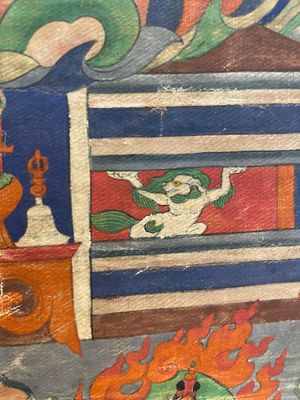 A thangka depicting Lama, Tibet, 18/19th C. — photo 20