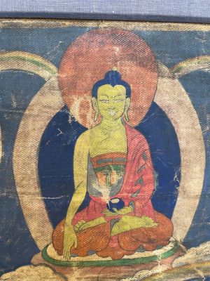 A thangka depicting Lama, Tibet, 18/19th C. — photo 3