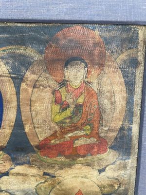 A thangka depicting Lama, Tibet, 18/19th C. — photo 6