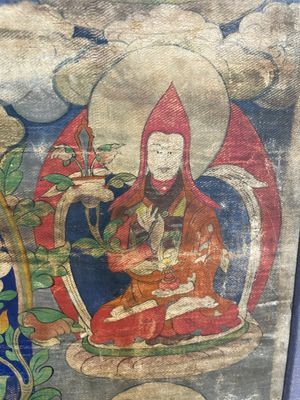 A thangka depicting Lama, Tibet, 18/19th C. — photo 7