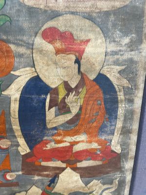 A thangka depicting Lama, Tibet, 18/19th C. — photo 8