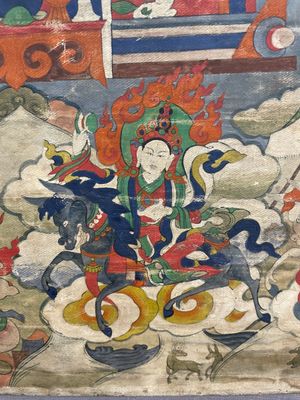 A thangka depicting Lama, Tibet, 18/19th C. — photo 10