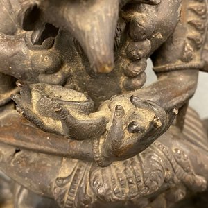 A Tibetan bronze group of Mahakala and his consort Yab-Yum, 19th C. — 照片 17