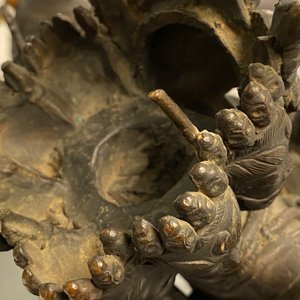 A Tibetan bronze group of Mahakala and his consort Yab-Yum, 19th C. — 照片 22