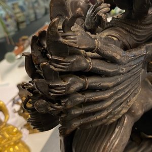 A Tibetan bronze group of Mahakala and his consort Yab-Yum, 19th C. — 照片 27
