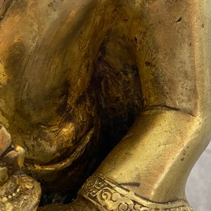 A Tibetan gilt bronze figure of Buddha, early 20th C. — 照片 11