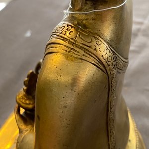 A Tibetan gilt bronze figure of Buddha, early 20th C. — 照片 18