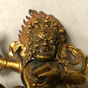 A Tibetan gilt bronze figure of Palden Lhamo, 17th C. — 照片 11