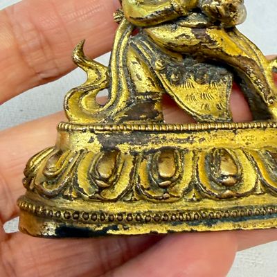 A Tibetan gilt-copper alloy group of Yogambara and Jnana Dakini — photo 8