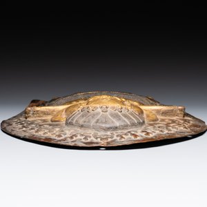 A Tibetan gilt copper 'Mahakala' plaque, 19th C. — photo 7