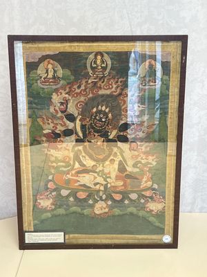 A Tibetan 'Mahakala' thangka, 19th C. — photo 1