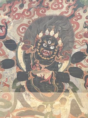 A Tibetan 'Mahakala' thangka, 19th C. — photo 3