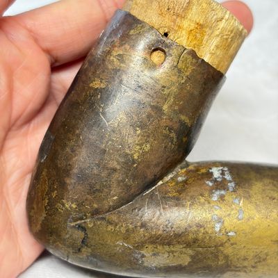 A Tibetan or Nepalese gilt-copper arm — photo 7