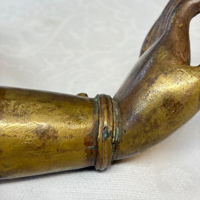 A Tibetan or Nepalese gilt-copper arm — photo 9