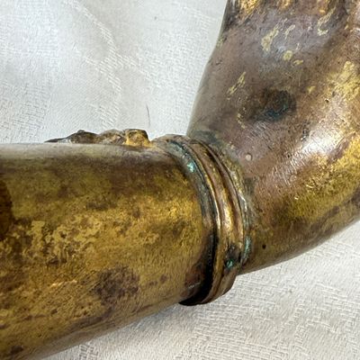 A Tibetan or Nepalese gilt-copper arm — photo 15
