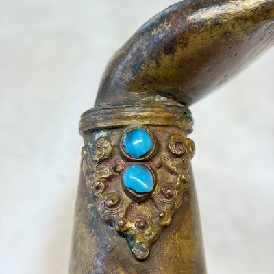 A Tibetan or Nepalese gilt-copper arm — photo 16